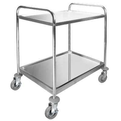 REMOVABLE SERVICE TROLLEY 2 SHELVES