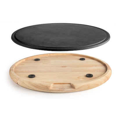 Magma plate with base