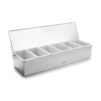 Inox condiments holder