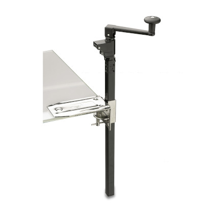 Black professional table tin opener