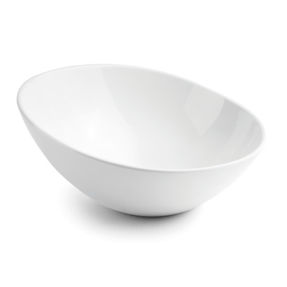 White Classic inclined bowl