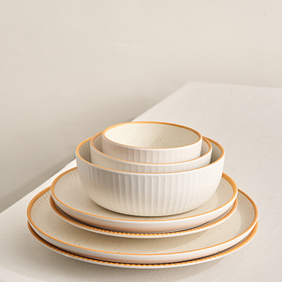 Assiette ronde Sun