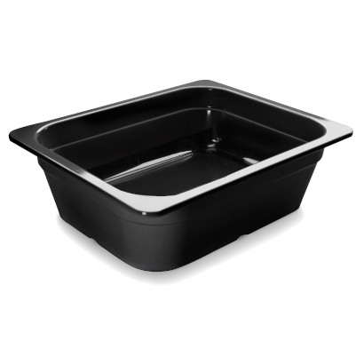 Melamine Black container 1/2