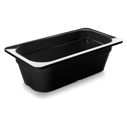 Melamine Black container 1/3