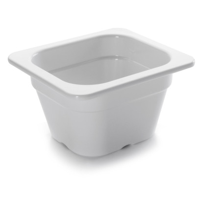 Melamine White container 1/6