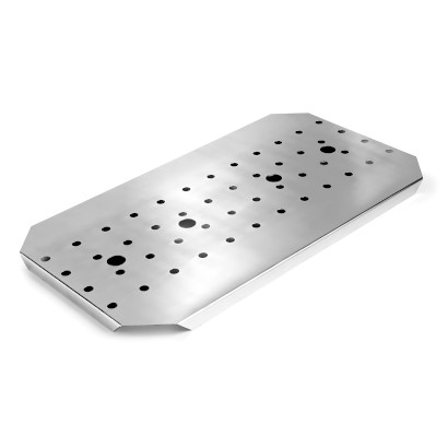 Punched double bottom perf