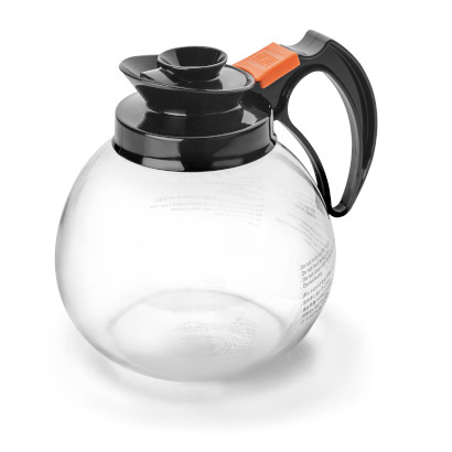 Glass carafe for drip coffee machine