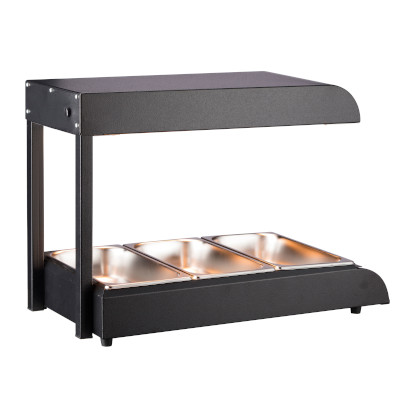 Black buffet warmer